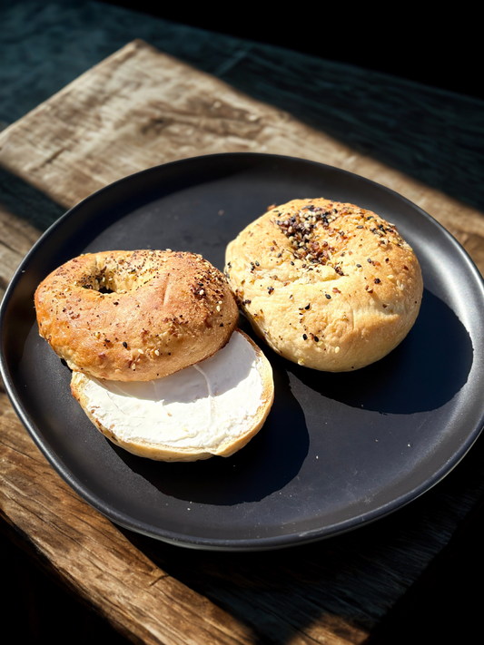 Everything Sourdough Bagels