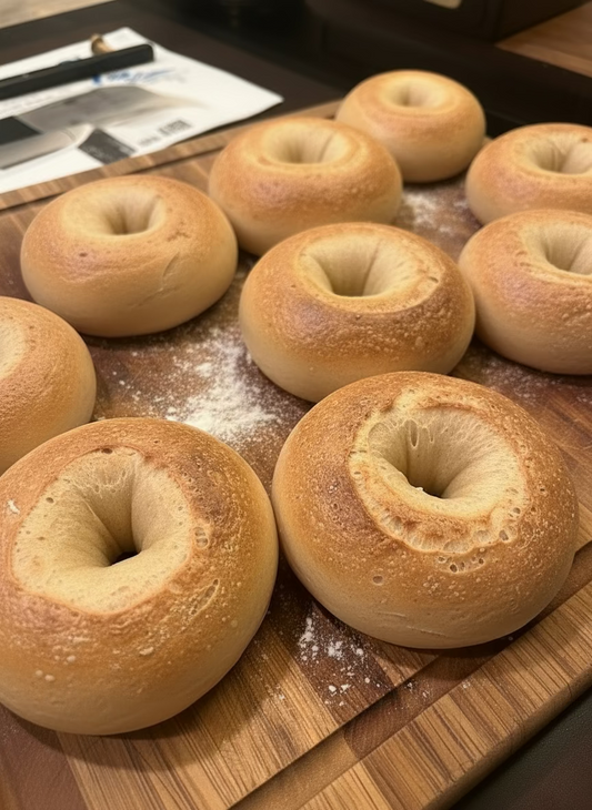 Plain Sourdough Bagel